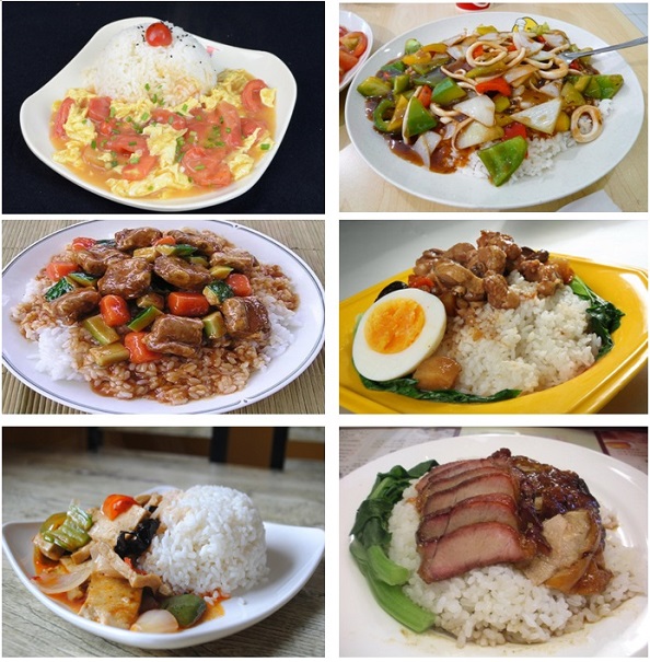 蓋澆飯,食堂蓋澆飯,飯堂蓋澆飯,碟頭飯,燴飯